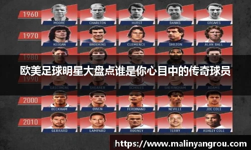 欧美足球明星大盘点谁是你心目中的传奇球员
